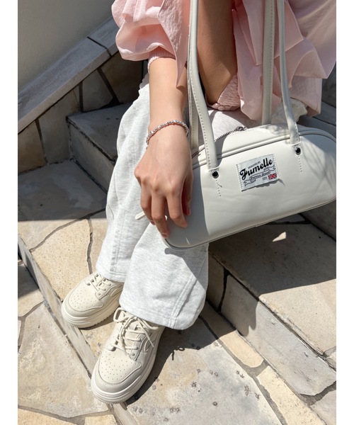 「jumelle」 ハイカットスニーカー 24.5cm アイボリー レディース_画像6