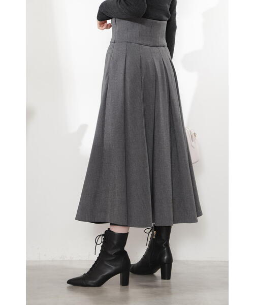 「JILL STUART」 フレアスカート 2 オレンジ レディース_画像8