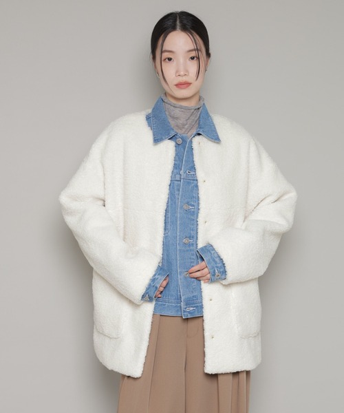 NANO universe（ナノ・ユニバース） ノーカラーコート コート