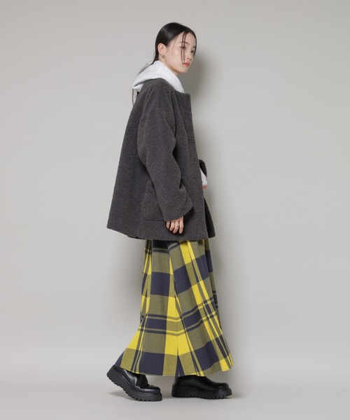 NANO universe（ナノ・ユニバース） ノーカラーコート コート