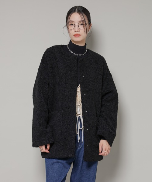 NANO universe（ナノ・ユニバース） ノーカラーコート コート