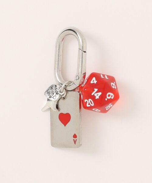 ARCHIVER キーホルダー 「Bz」キーホルダー 12面ダイス ハート エース