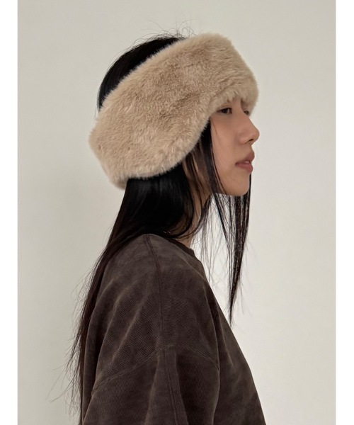 Didot.showroom 耳当て イヤーマフ ファーイヤーマフ レディース