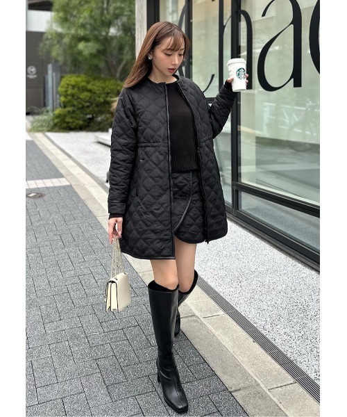 ダウンコート ダウンジャケット Multiway quilted coat レディースの画像