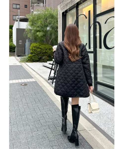 ダウンコート ダウンジャケット Multiway quilted coat レディースの画像