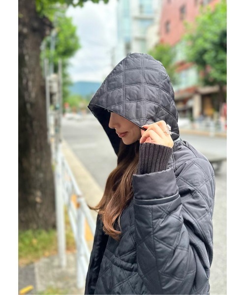 ダウンコート ダウンジャケット Multiway quilted coat レディースの画像
