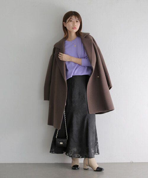 「La TOTALITE」 ロングスカート 38 ブラック レディース_画像7