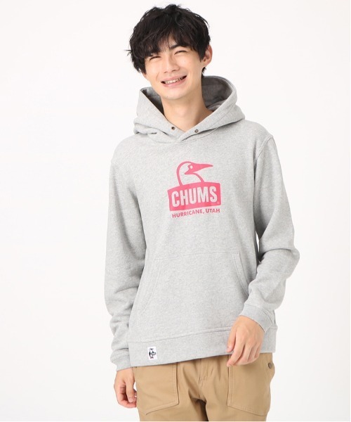 「CHUMS」 プルオーバーパーカー LARGE グレー メンズ_画像3