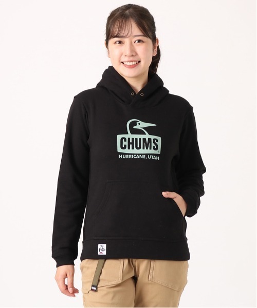 「CHUMS」 プルオーバーパーカー LARGE グレー メンズ_画像4