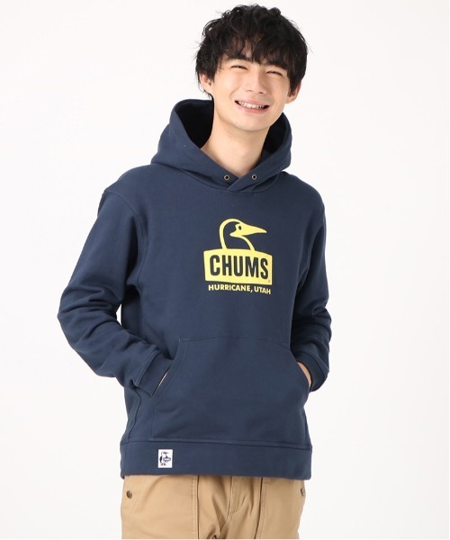 「CHUMS」 プルオーバーパーカー LARGE グレー メンズ_画像5