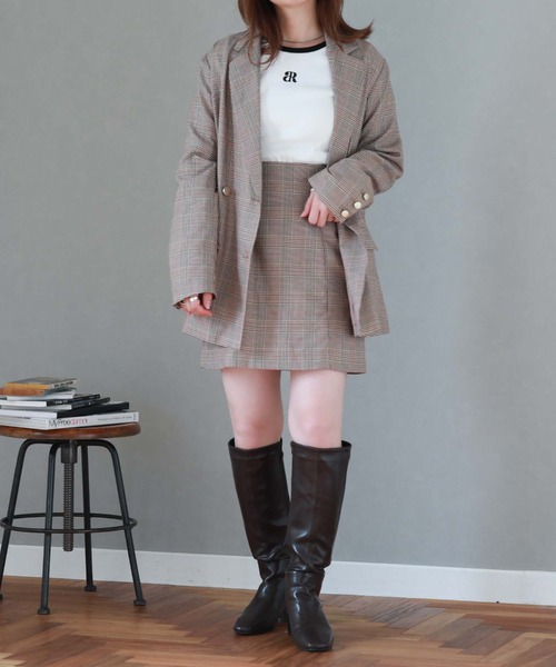 「archives」 テーラードジャケット MEDIUM ネイビー レディース_画像3