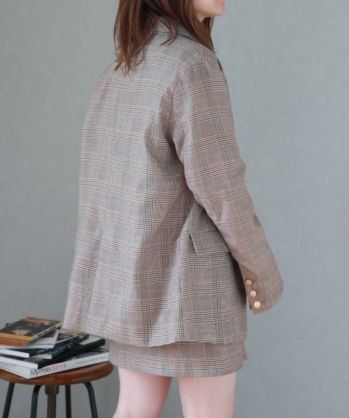 「archives」 テーラードジャケット MEDIUM ネイビー レディース_画像4