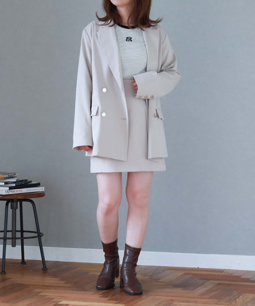 「archives」 テーラードジャケット MEDIUM ネイビー レディース_画像7