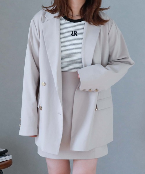 「archives」 テーラードジャケット MEDIUM ネイビー レディース_画像9