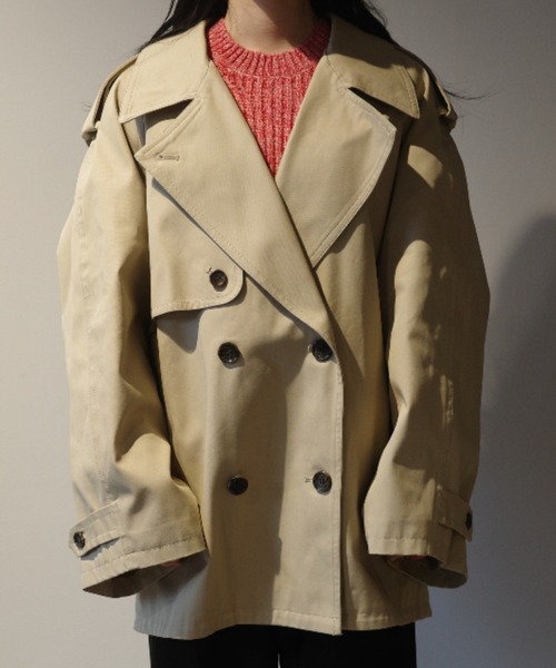 CLANE（クラネ） トレンチコート コート CLANE OVER SHORT TRENCH COAT