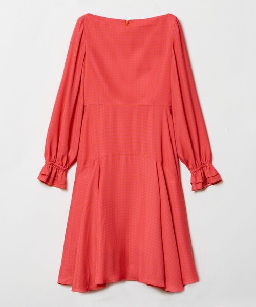 「LOULOU WILLOUGHBY」 長袖ワンピース 2 ピンク レディース_画像7