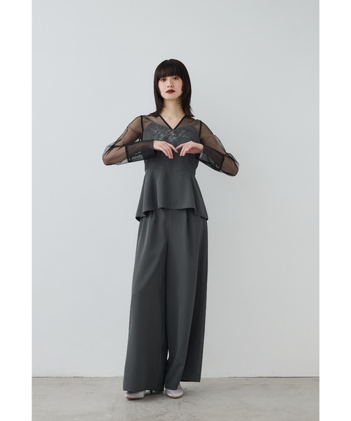 タグ付 LE’RURE イレギュラーカッター パンツドレス 結婚式 niana niana（ニアナ） パンツドレス : ZOZOTOWN Yahoo!店 - 通販 - Yahoo