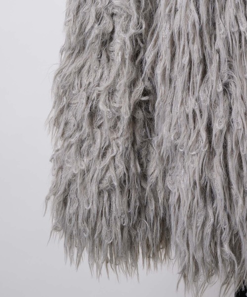 「J1U by LA BELLE ETUDE」 ニットカーディガン FREE グレー レディース_画像7