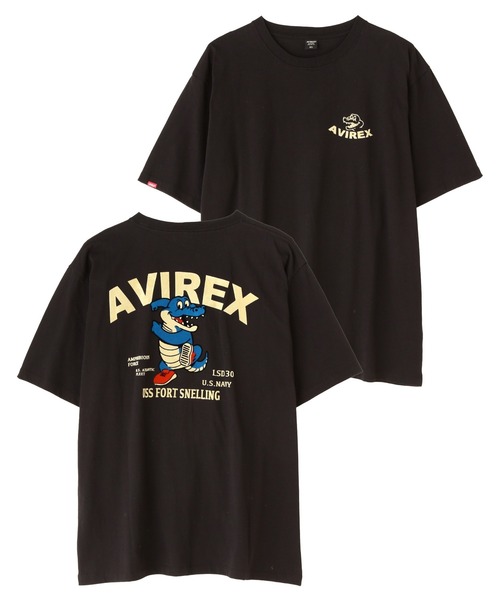 AVIREX（アヴィレックス） tシャツ 「WEB＆DEPOT限定」USS FORT