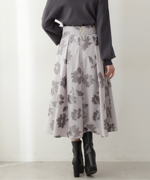 「PROPORTION BODY DRESSING」 フレアスカート SMALL グレー レディース_画像3