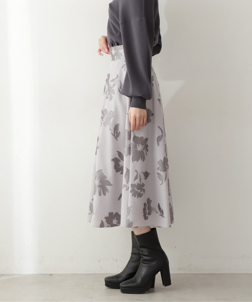 「PROPORTION BODY DRESSING」 フレアスカート SMALL グレー レディース_画像4