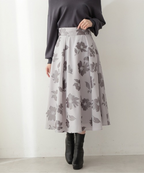 「PROPORTION BODY DRESSING」 フレアスカート SMALL グレー レディース_画像5