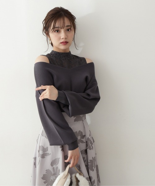 「PROPORTION BODY DRESSING」 フレアスカート SMALL グレー レディース_画像6