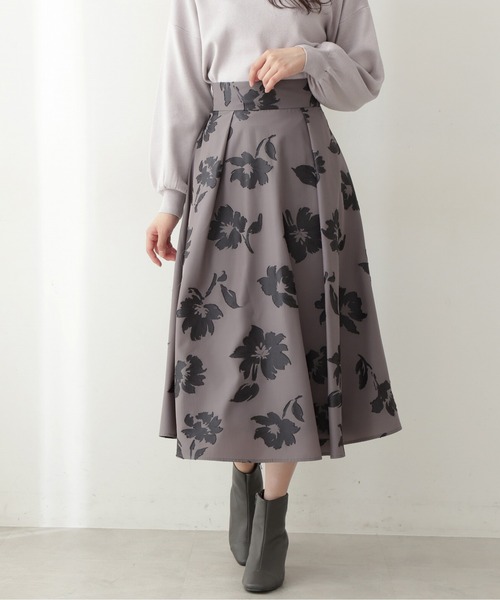 「PROPORTION BODY DRESSING」 フレアスカート SMALL グレー レディース_画像8