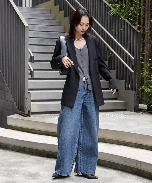 「JOURNAL STANDARD」 テーラードジャケット 36 チャコールグレー レディース_2