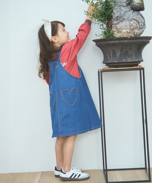 ♥ 平成女児 ロリータ ジャンパースカート 2way サロペット ♥ petit main ジャンパースカート 「Lee」サロペットスカート キッズ