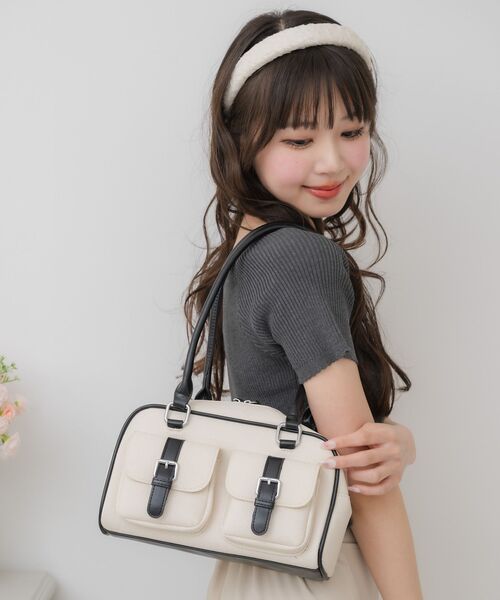 「ems excite」 トートバッグ ONE SIZE ブルー レディース_画像4