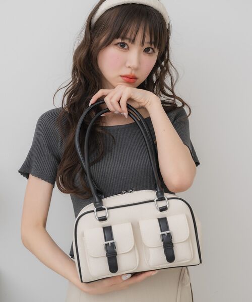 「ems excite」 トートバッグ ONE SIZE ブルー レディース_画像5