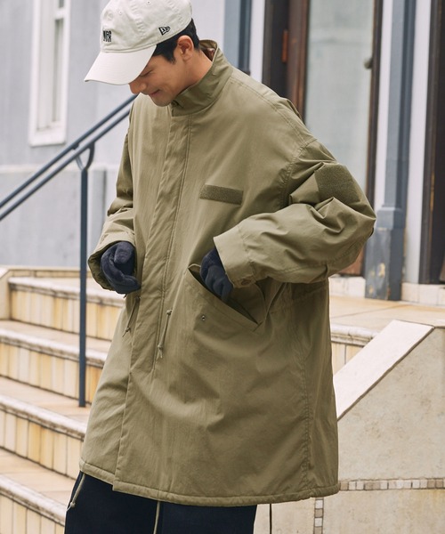 「THE CRAFT CREW PRODUCTS」 ミリタリーコート M ブラック メンズ_画像2