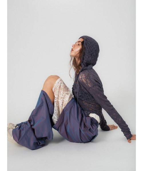 ELCHELE（エルチェレ） LACE HOODIE TOP レディース : ZOZOTOWN Yahoo