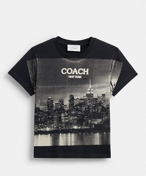 COACH（コーチ） tシャツ ポストカード 90'S フィット Tシャツ