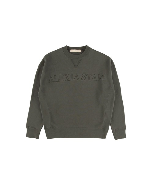 「ALEXIA STAM」 スウェットカットソー FREE ネイビー レディース_画像2