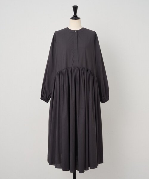 「BEARDSLEY」 7分袖ワンピース 0 ダークグリーン レディースの画像