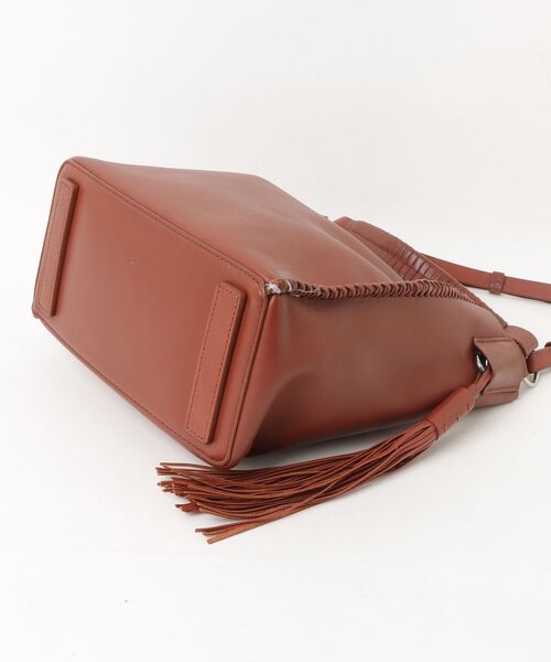 「ALLSAINTS」 2WAYバッグ ONE SIZE ブラウン レディース_画像3