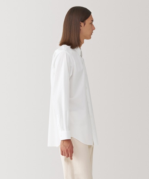 「MUJI Labo」 長袖シャツ L ブルー メンズ_画像2