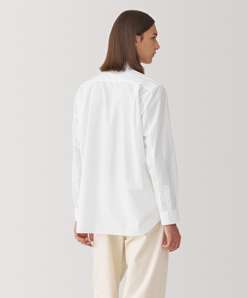 「MUJI Labo」 長袖シャツ L ブルー メンズ_画像3