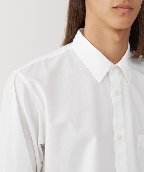 「MUJI Labo」 長袖シャツ L ブルー メンズ_画像4