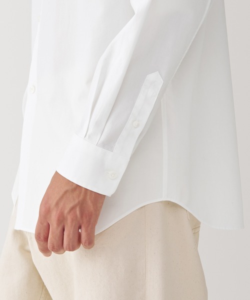 「MUJI Labo」 長袖シャツ L ブルー メンズ_画像5