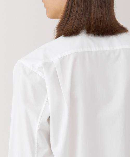 「MUJI Labo」 長袖シャツ L ブルー メンズ_画像6