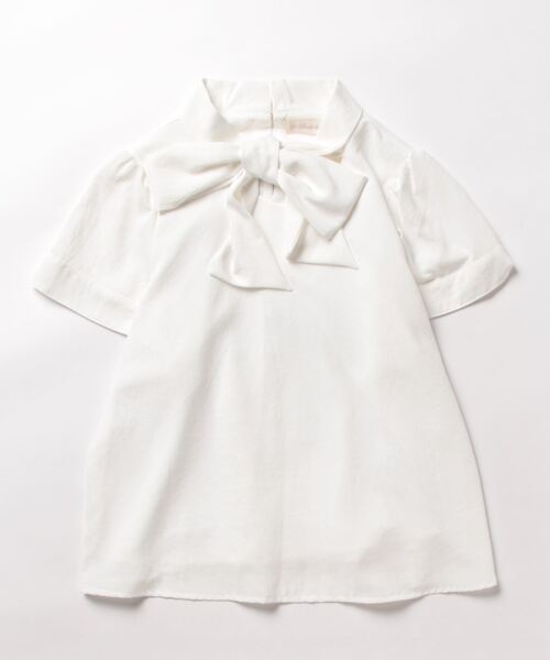 「31 Sons de mode」 半袖ブラウス 36 オフホワイト レディース_画像2