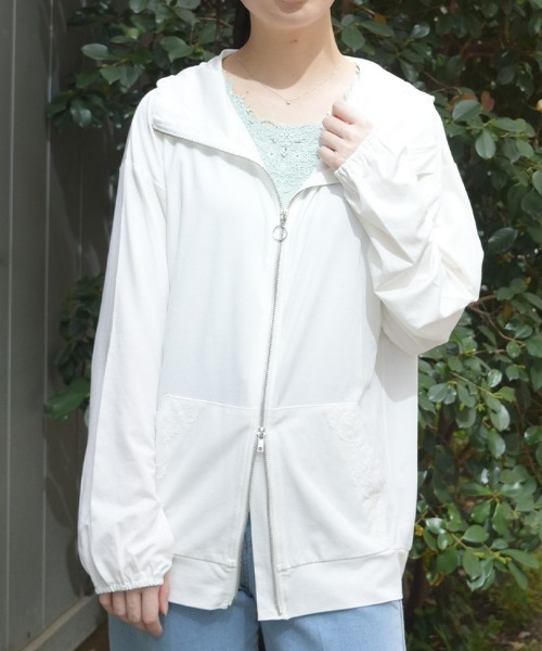 axes femme（アクシーズ ファム） パーカー uvカット UVカットロング