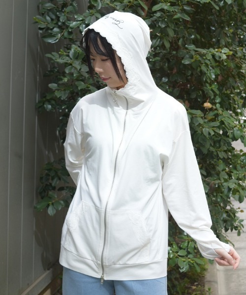axes femme（アクシーズ ファム） パーカー uvカット UVカットロング