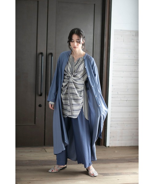 「OSMOSIS」 長袖ブラウス ONE SIZE ブラック レディース_画像6