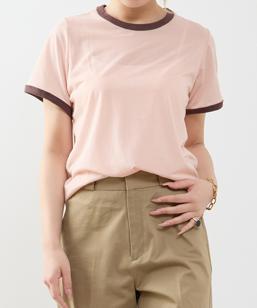 tシャツ 「A_ /エース」シアーリンガーTシャツ レディースの画像