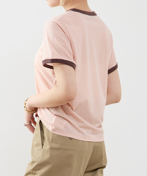 tシャツ 「A_ /エース」シアーリンガーTシャツ レディースの画像