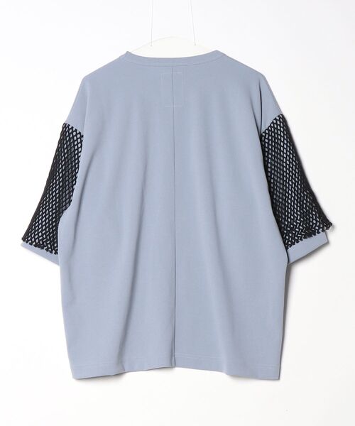 「SHAREEF」 半袖Tシャツ 2 ブルー系その他 メンズ_画像2